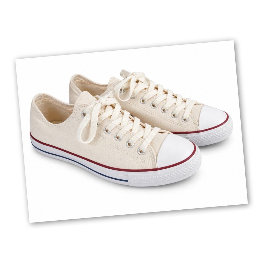 Converse Chuck Taylor All Star Low Top Cream Canvas Mens 11 M9165